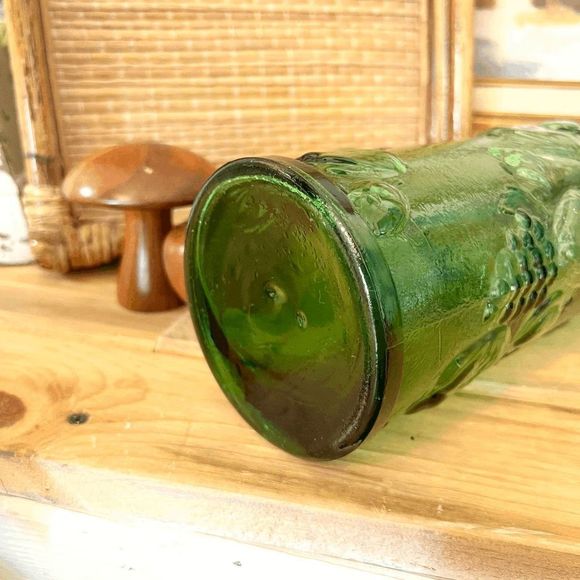 Vintage 21" GREEN Glass Apothecary Decanter Large Stopper PLEASE DO NOT BUNDLE - Picture 6 of 6